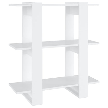 Book Cabinet/Room Divider White 80x30x87 cm
