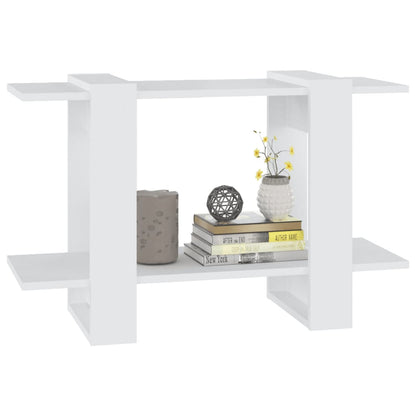 Book Cabinet/Room Divider White 80x30x51 cm