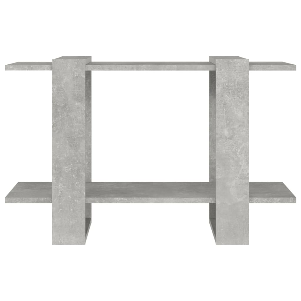 Book Cabinet/Room Divider Concrete Grey 80x30x51 cm