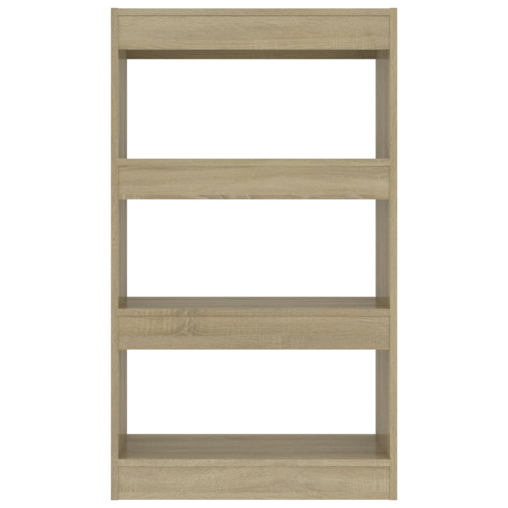 Book Cabinet/Room Divider Sonoma Oak 60x30x103 cm Engineered Wood