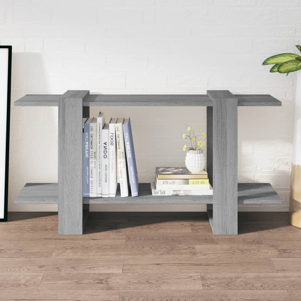 Book Cabinet Grey Sonoma 100x30x51 cm Engineered Wood