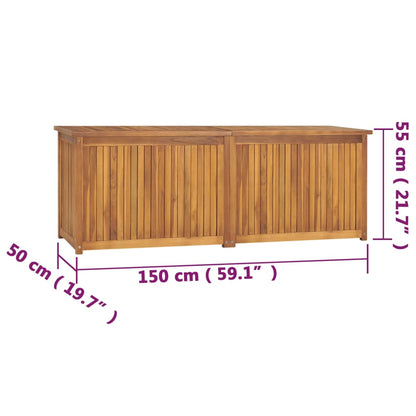 Garden Box 150x50x55 cm Solid Wood Teak
