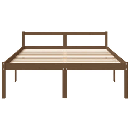 Senior Bed without Mattress Honey Brown 150x200cm King Size