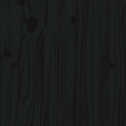 Book Cabinet/Room Divider Black 41x35x57 cm Solid Wood Pine