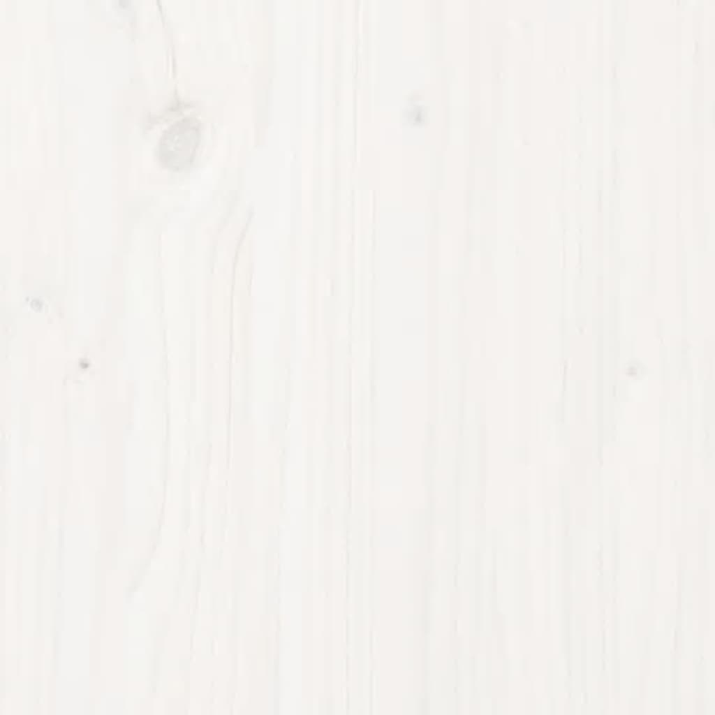 Book Cabinet/Room Divider White 60x35x57 cm Solid Wood Pine
