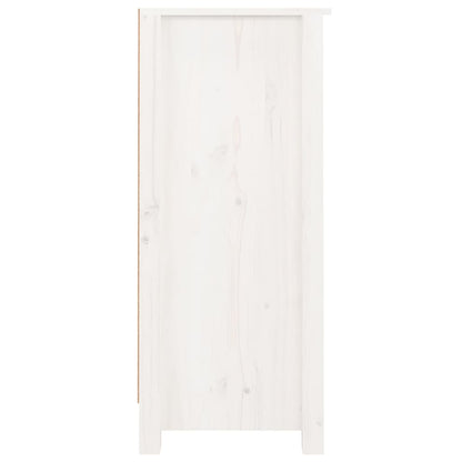 Sideboards 2 pcs White 40x35x80 cm Solid Wood Pine