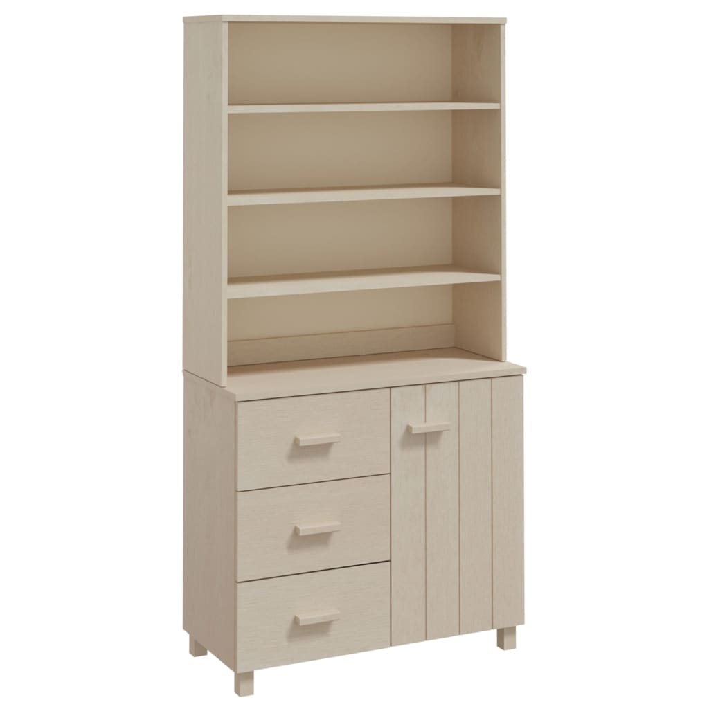 Highboard HAMAR Solid Wood Pine Honey Brown
