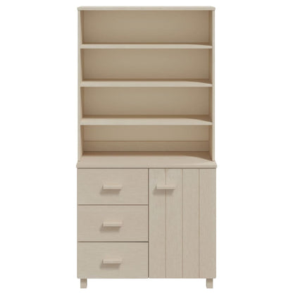 Highboard HAMAR Solid Wood Pine Honey Brown