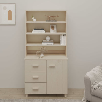 Highboard HAMAR Solid Wood Pine Honey Brown
