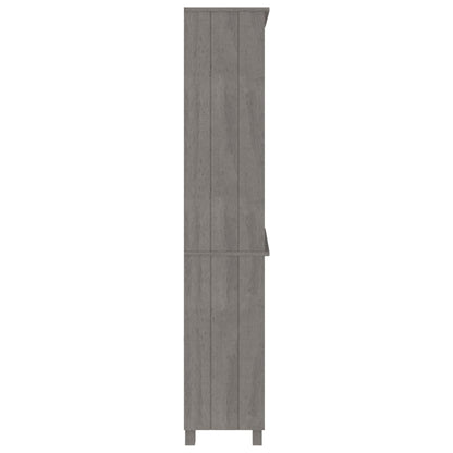 Highboard HAMAR Solid Wood Pine Light Grey