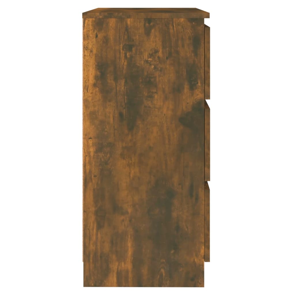 Sideboard Smoked Oak 60x35x76 cm Engineered Wood