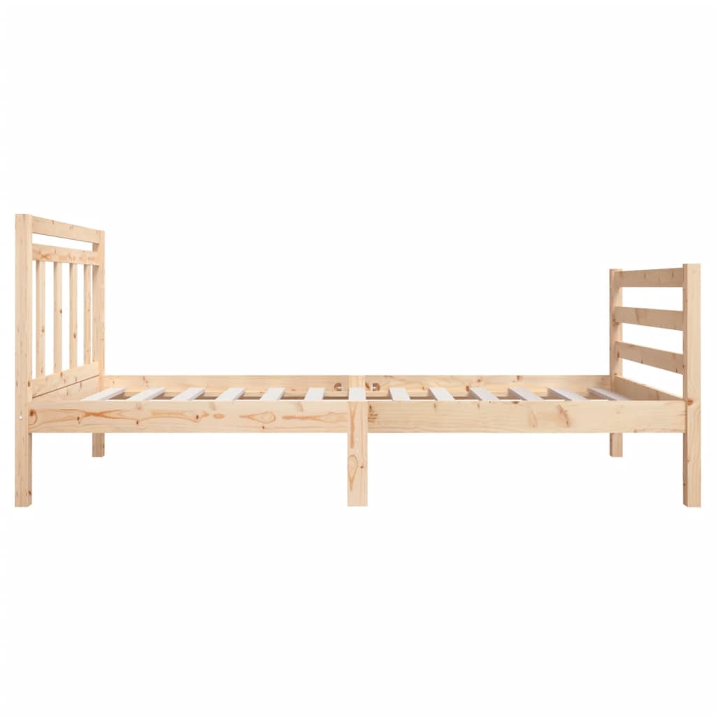 Bed Frame without Mattress Small Single Solid Wood