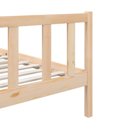 Bed Frame 90x190 cm Single Solid Wood