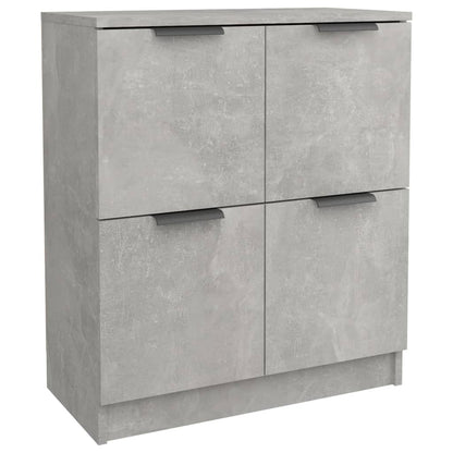 Sideboard Concrete Grey 60x30x70 cm Engineered Wood