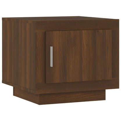 Coffee Table Brown Oak 51x50x45 cm Engineered Wood