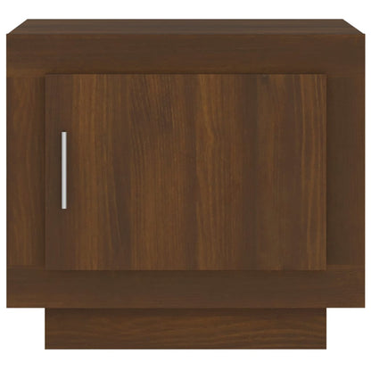 Coffee Table Brown Oak 51x50x45 cm Engineered Wood