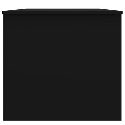 Coffee Table Black 102x50.5x46.5 cm Engineered Wood