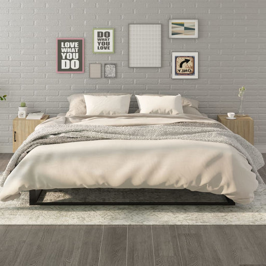 Bedside Cabinets 2 pcs Sonoma Oak Engineered Wood