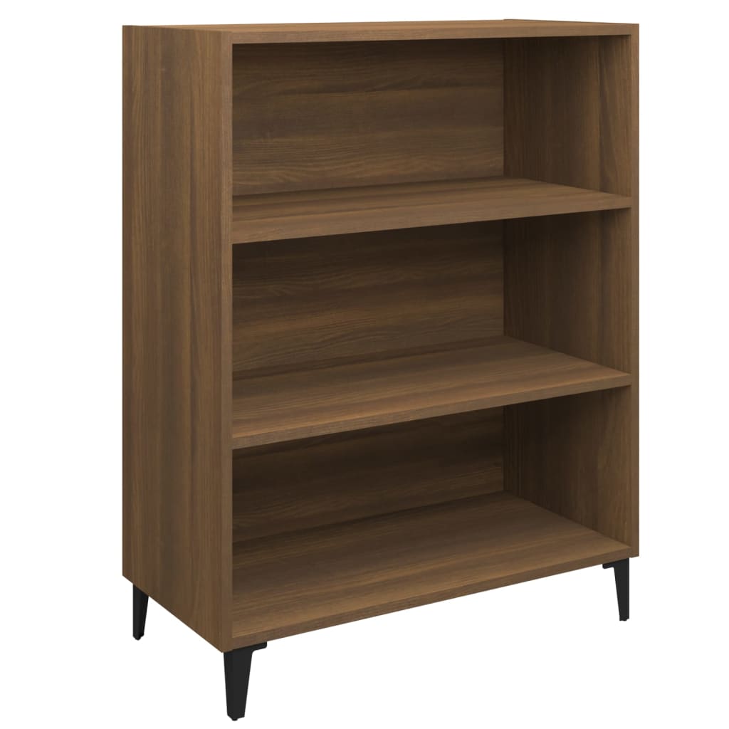Sideboard Brown Oak 69.5x32.5x90 cm Engineered Wood