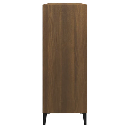 Sideboard Brown Oak 69.5x32.5x90 cm Engineered Wood