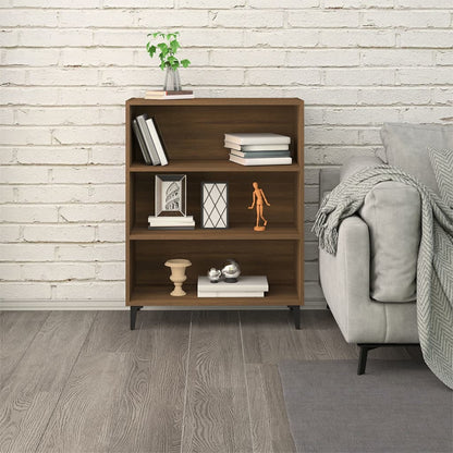 Sideboard Brown Oak 69.5x32.5x90 cm Engineered Wood