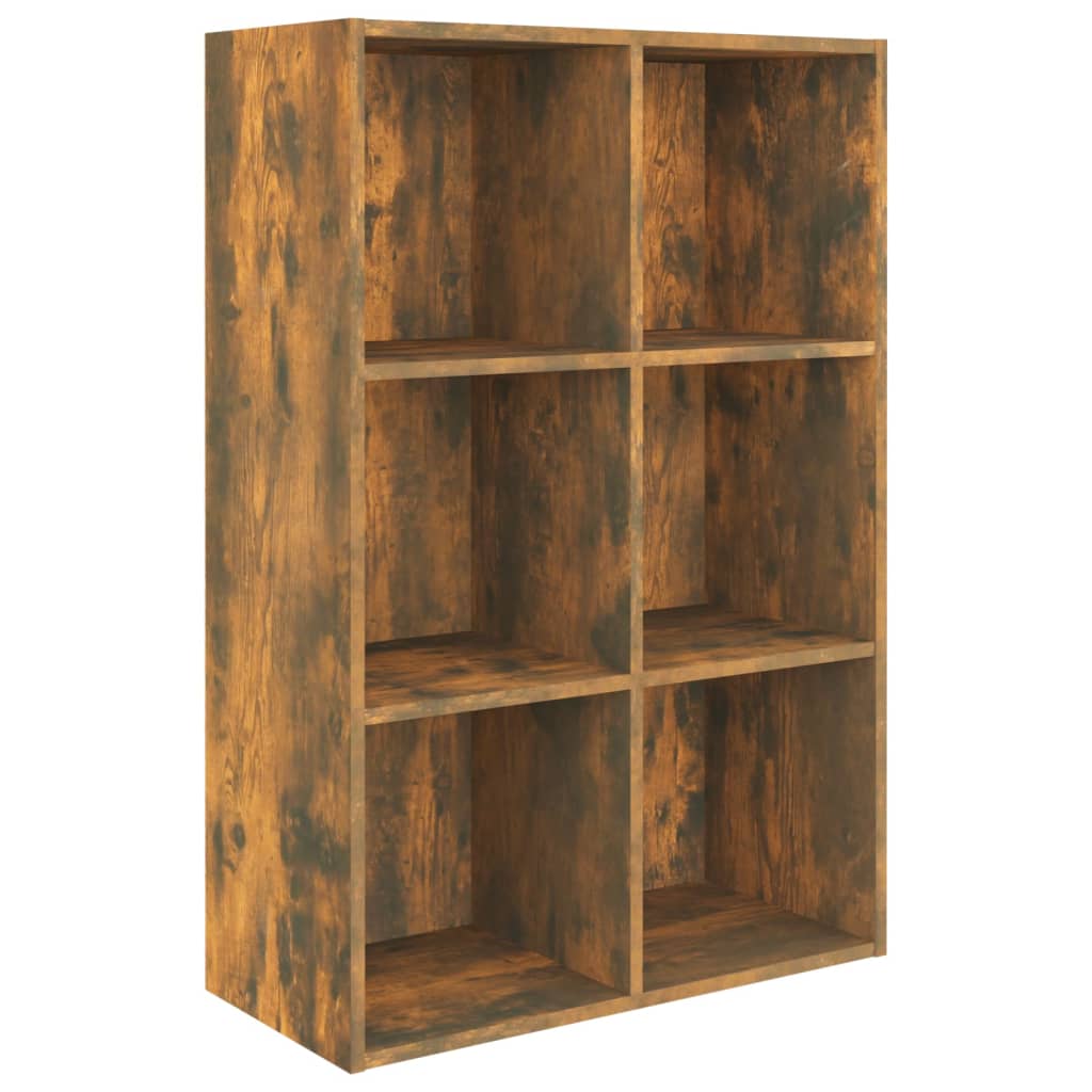 Book Cabinet/Sideboard Smoked Oak 66x30x98 cm Engineered Wood