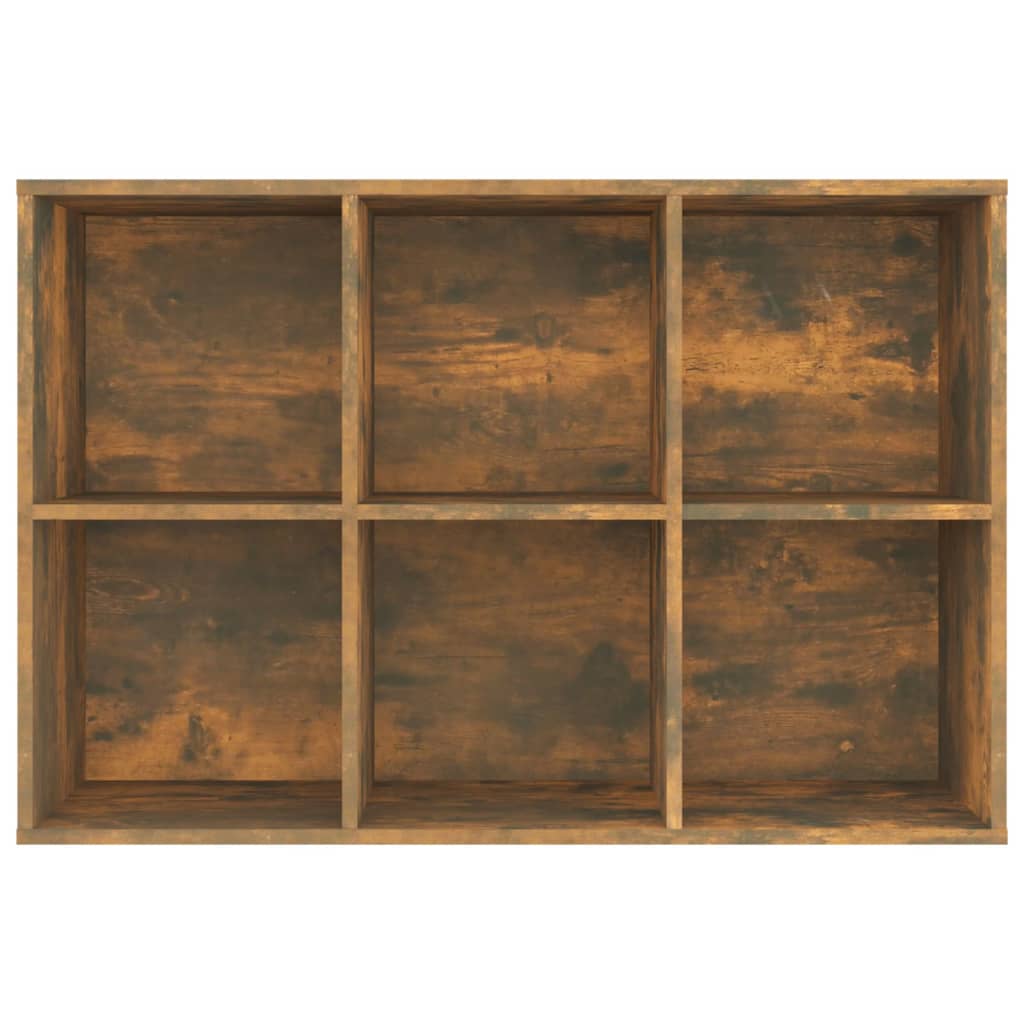 Book Cabinet/Sideboard Smoked Oak 66x30x98 cm Engineered Wood