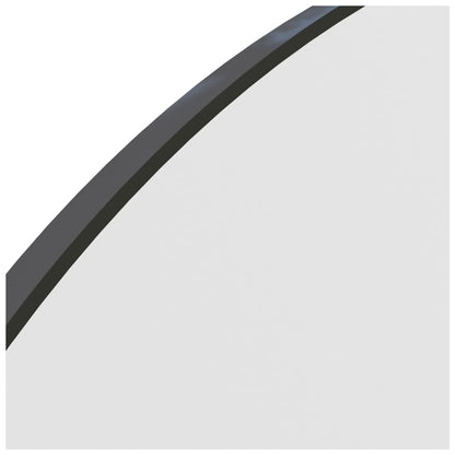 Mirror with LED Lights 90x45 cm Glass Arch