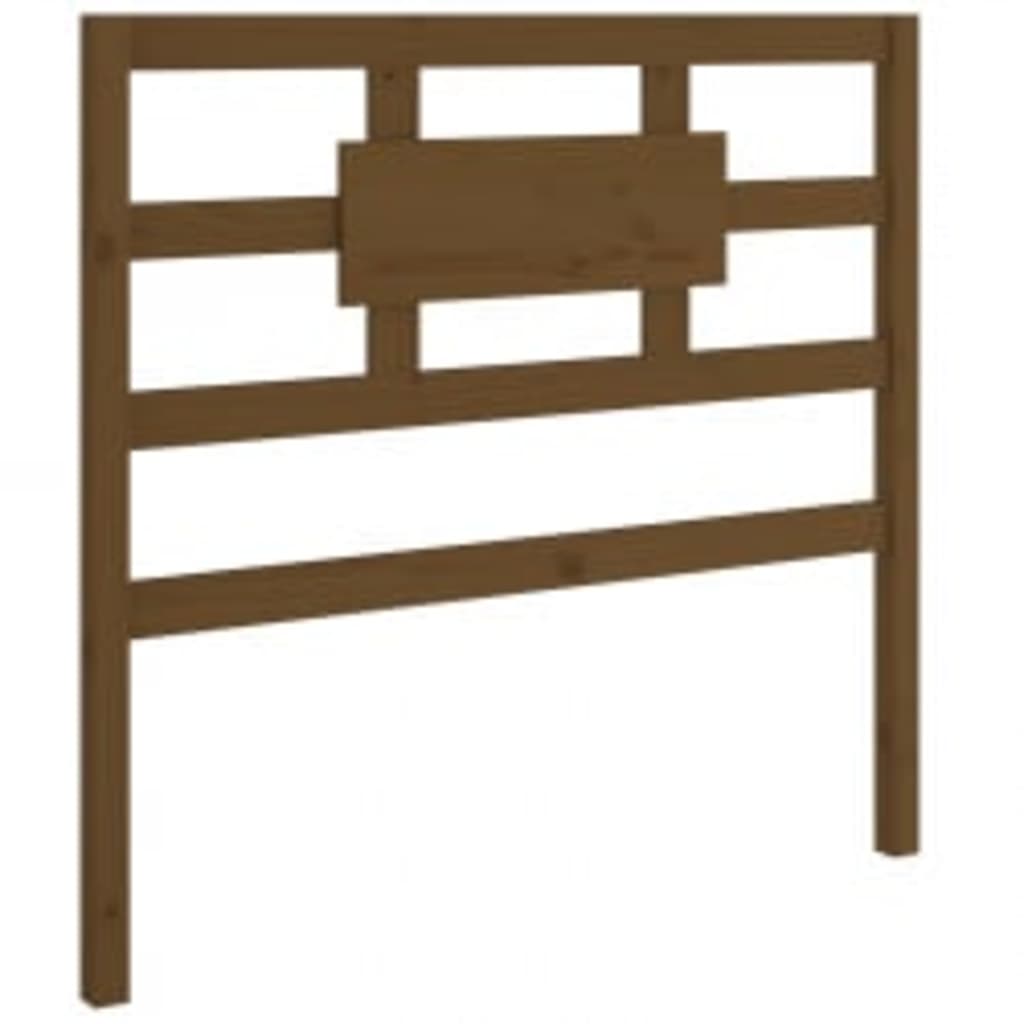 Bed Frame without Mattress Honey Brown 100x200 cm Solid Wood
