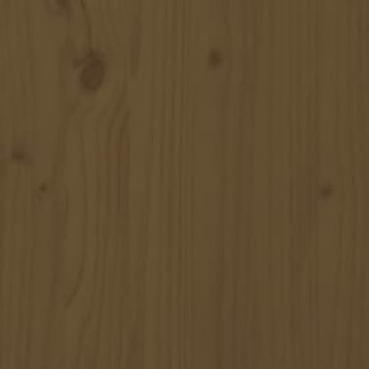 Bed Frame without Mattress Honey Brown 100x200 cm Solid Wood