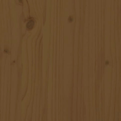 Bed Frame without Mattress Honey Brown Solid Wood Pine 200x200 cm