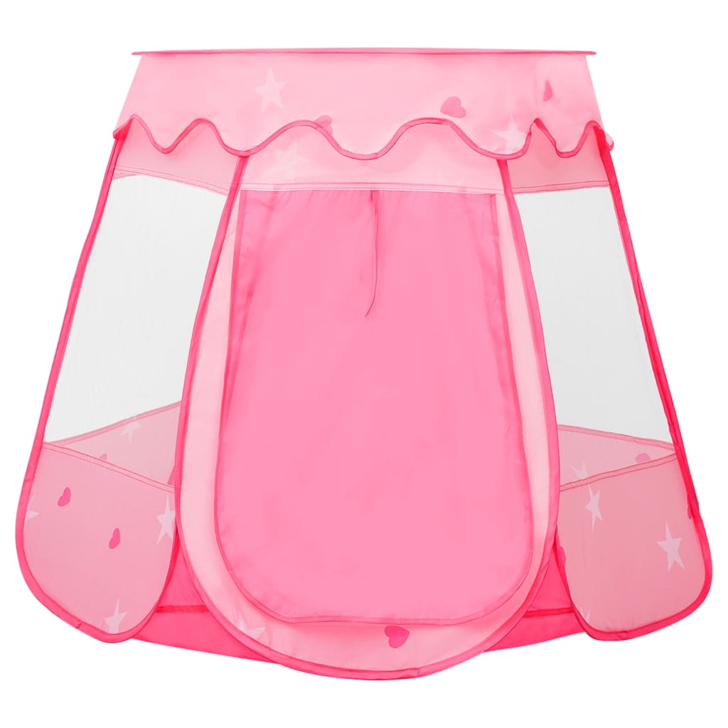 Children Play Tent with 250 Balls Pink 102x102x82 cm