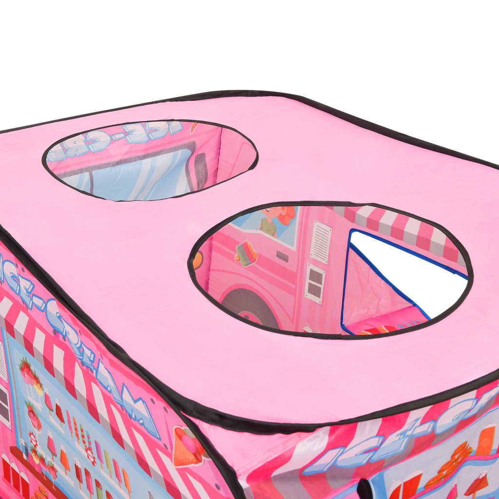 Children Play Tent with 250 Balls Pink 70x112x70 cm