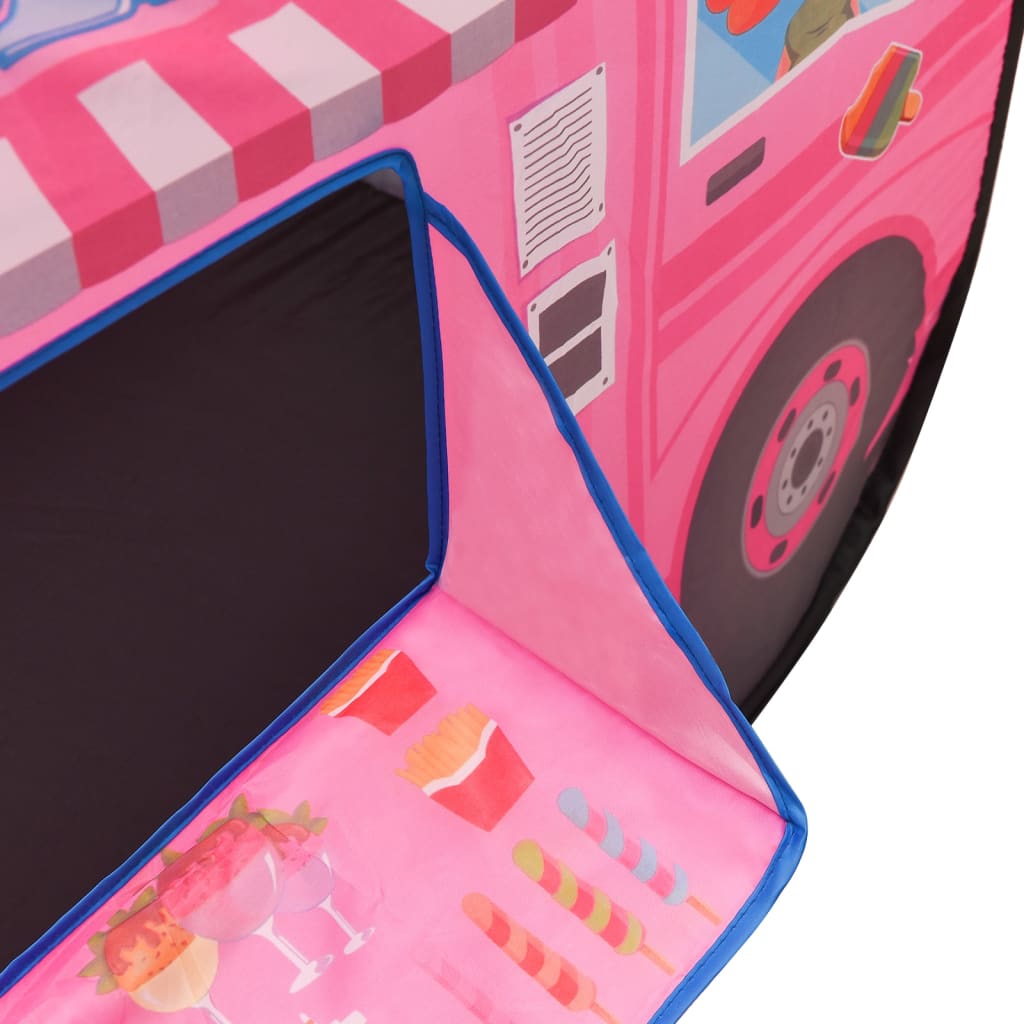 Children Play Tent with 250 Balls Pink 70x112x70 cm