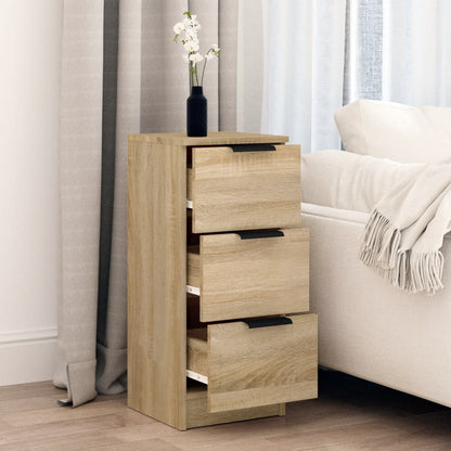 Sideboard Sonoma Oak 30x30x70 cm Engineered Wood