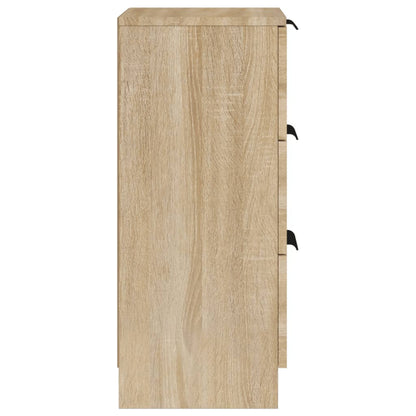Sideboard Sonoma Oak 30x30x70 cm Engineered Wood