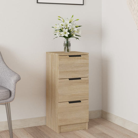 Sideboard Sonoma Oak 30x30x70 cm Engineered Wood
