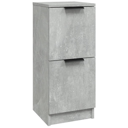 Sideboard Concrete Grey 30x30x70 cm Engineered Wood