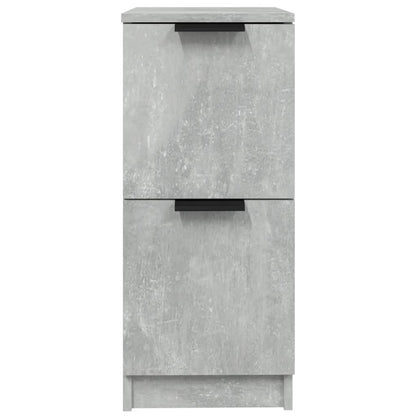Sideboard Concrete Grey 30x30x70 cm Engineered Wood