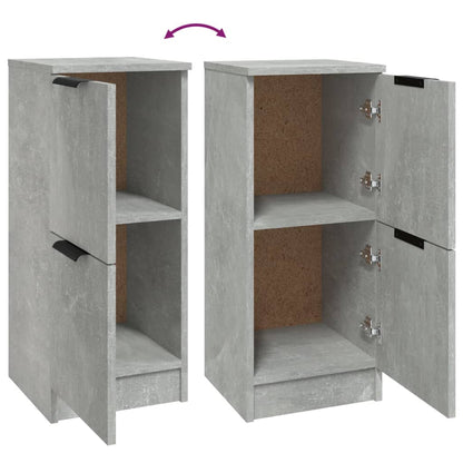Sideboard Concrete Grey 30x30x70 cm Engineered Wood
