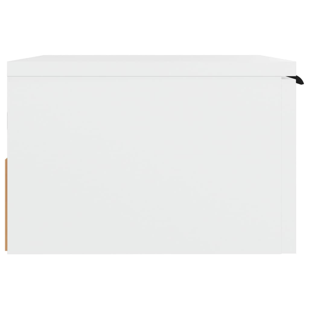 Wall-mounted Bedside Cabinet White 34x30x20 cm