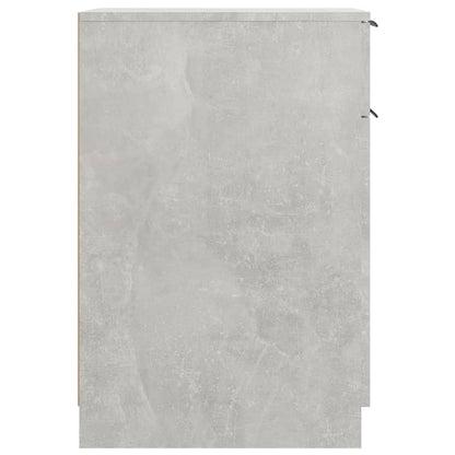 Desk Cabinet Concrete Grey 33.5x50x75 cm Engineered Wood