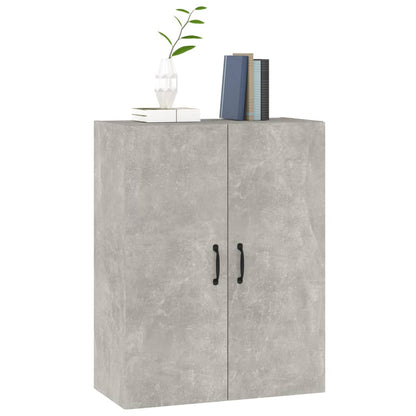 Hanging Cabinet Concrete Grey 69,5x34x90 cm Engineered Wood