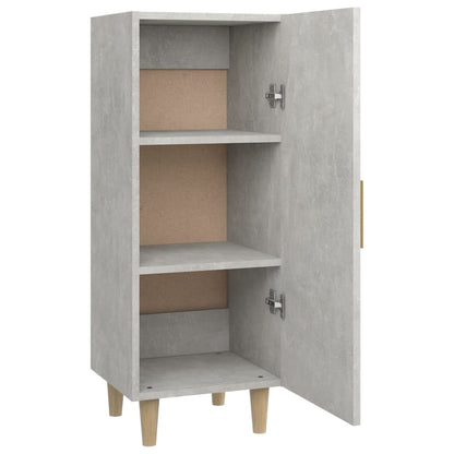 Sideboard Concrete Grey 34.5x34x90 cm Engineered Wood