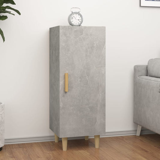 Sideboard Concrete Grey 34.5x34x90 cm Engineered Wood