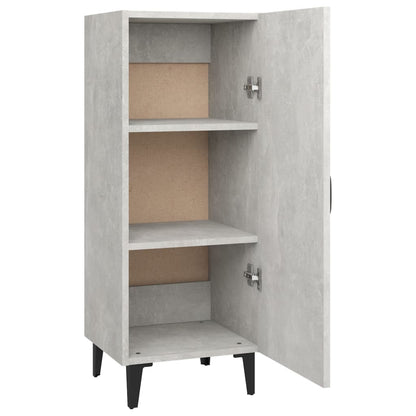 Sideboard Concrete Grey 34.5x34x90 cm Engineered Wood