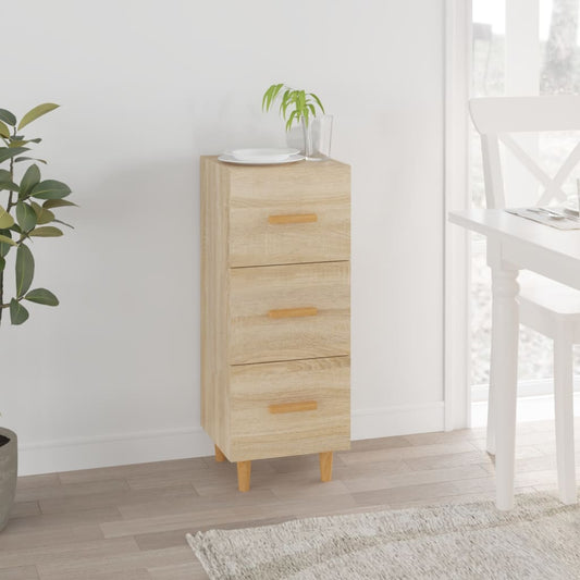 Sideboard Sonoma Oak 34.5x34x90 cm Engineered Wood