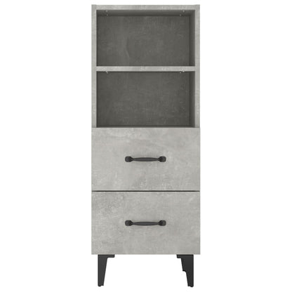 Sideboard Concrete Grey 34.5x34x90 cm Engineered Wood