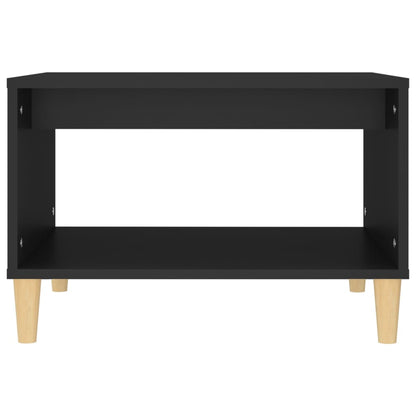 Coffee Table Black 60x50x40 cm Engineered Wood