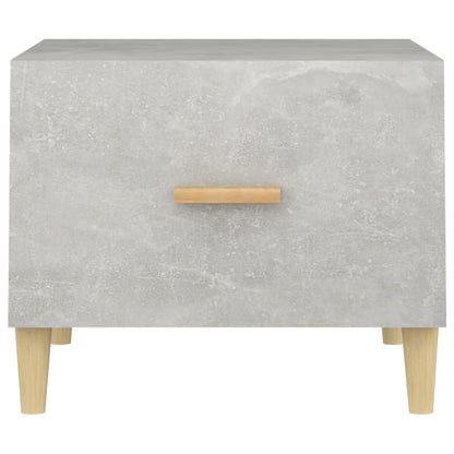Coffee Table Concrete Grey 50x50x40 cm Engineered Wood